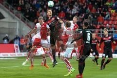 2. BL - Saison 2017/2018 - FC Ingolstadt 04 - Fortuna Düsseldorf - Stefan Kutschke (#20 FCI) - Alfredo Morales (#6 FCI) - Foto: Meyer Jürgen