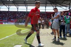 2. BL - Saison 2017/2018 - FC Ingolstadt 04 - 1. FC Union Berlin - Stefan Lex (#14 FCI) beim warm machen vor dem Spiel -  Foto: Meyer Jürgen