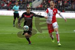 2. Bundesliga - Fußball - FC Ingolstadt 04 - Fortuna Düsseldorf - Thomas Pledl (30, FCI) Niko Gießelmann