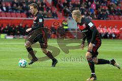 2. BL - Saison 2017/2018 - FC Ingolstadt 04 - Fortuna Düsseldorf - Marcel Gaus (#19 FCI) links - Foto: Meyer Jürgen