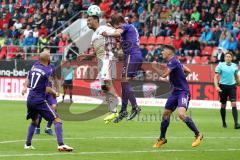 2. Bundesliga - Fußball - FC Ingolstadt 04 - FC Erzgebirge Aue - Kopfball Marvin Matip (34, FCI) Kempe, Dennis (Aue 15)