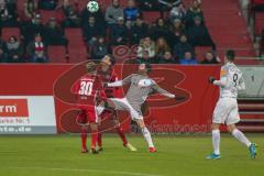 2. BL - Saison 2017/2018 - FC Ingolstadt 04 - VFL Bochum - Thomas Pledl (#30 FCI) - Stefan Kutschke (#20 FCI) - Tim Hoogland (#2 Bochum) - Foto: Meyer Jürgen