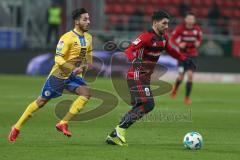 2. BL - Saison 2017/2018 - FC Ingolstadt 04 - Eintracht Braunschweig - Almog Cohen (#8 FCI) - Foto: Meyer Jürgen