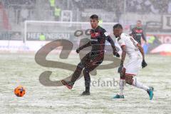 2. Bundesliga - Fußball - FC Ingolstadt 04 - FC St. Pauli - Alfredo Morales (6, FCI) Dudziak, Jeremy (8 Pauli)