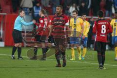 2. BL - Saison 2017/2018 - FC Ingolstadt 04 - Eintracht Braunschweig - Marvin Matip (#34 FCI) enttäuscht nach dem Spiel - Foto: Meyer Jürgen