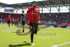 2. BL - Saison 2017/2018 - FC Ingolstadt 04 - 1. FC Union Berlin - Almog Cohen (#8 FCI) vor dem Spiel beim warm machen - Foto: Meyer Jürgen