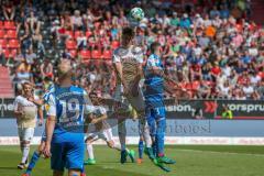 2. BL - Saison 2017/2018 - FC Ingolstadt 04 - Holstein Kiel - Stefan Kutschke (#20 FCI) beim Kopfball - Foto: Meyer Jürgen