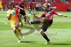 2. BL - Saison 2017/2018 - FC Ingolstadt 04 - 1. FC Union Berlin - Marcel Gaus (#19 FCI) - Trimmel Christopher gelb #28 Berlin - Foto: Meyer Jürgen