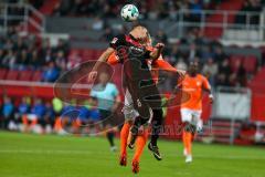 2. BL - Saison 2017/2018 - FC Ingolstadt 04 - SV Darmstadt 98 - Alfredo Morales (#6 FCI) beim Kopfball - Foto: Meyer Jürgen