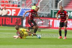 2. BL - Saison 2017/2018 - FC Ingolstadt 04 - 1. FC Union Berlin - Alfredo Morales (#6 FCI) - Kross Felix #33 gelb Berlin - Foto: Meyer Jürgen