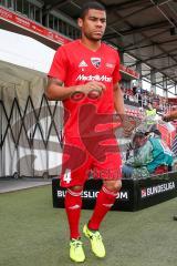 2. BL - Saison 2017/2018 - FC Ingolstadt 04 - SSV Jahn Regensburg - Paulo Otavio (#4 FCI) beim warm machen - Foto: Meyer Jürgen