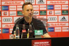 2. Bundesliga - Fußball - FC Ingolstadt 04 - SSV Jahn Regensburg - Pressekonferenz nach dem Spiel - Cheftrainer Achim Beierlorzer (Jahn)