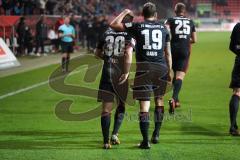 2. Bundesliga - Fußball - FC Ingolstadt 04 - SV Darmstadt 98 - Tor 3:0 durch Thomas Pledl (30, FCI) mit Marcel Gaus (19, FCI)