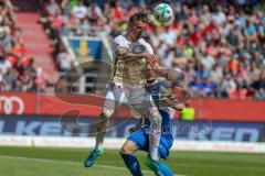 2. BL - Saison 2017/2018 - FC Ingolstadt 04 - Holstein Kiel - Stefan Kutschke (#20 FCI) beim Kopfball - Foto: Meyer Jürgen