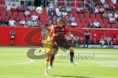 2. BL - Saison 2017/2018 - FC Ingolstadt 04 - 1. FC Union Berlin - Marcel Gaus (#19 FCI) beim Kopfball - Foto: Meyer Jürgen