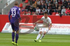 2. BL - Saison 2017/2018 - FC Ingolstadt 04 - FC Erzgebirge Aue - Stefan Lex (#14 FCI) - Foto: Meyer Jürgen