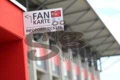 2. Bundesliga - Fußball - FC Ingolstadt 04 - 1. FC Union Berlin - 0:1 - Kasse Fan Karte Audi Sportpark