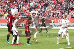 2. Bundesliga - Fußball - FC Ingolstadt 04 - 1. FC Nürnberg - Marvin Matip (34, FCI) Almog Cohen (8, FCI) Patrick Erras (29 FCN) Stress im Strafraum