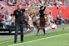 2. Bundesliga - Fußball - FC Ingolstadt 04 - 1. FC Union Berlin - 0:1 - Cheftrainer Maik Walpurgis (FCI) an der Seitenlinie zeigt Zeichen