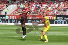 2. Bundesliga - Fußball - FC Ingolstadt 04 - 1. FC Union Berlin - 0:1 - Stefan Kutschke (20, FCI) Leistner Toni (Union 37)