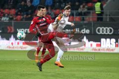 2. Bundesliga - Fußball - FC Ingolstadt 04 - VfL Bochum - Alfredo Morales (6, FCI) im Zweikampf Hoogland, Tim (VfL 2)