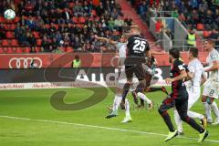 2. Bundesliga - Fußball - FC Ingolstadt 04 - 1. FC Heidenheim - Hauke Wahl (25, FCI) köpft zum 1:0 Tor Jubel