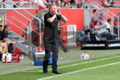 2. Bundesliga - Fußball - FC Ingolstadt 04 - 1. FC Union Berlin - 0:1 - Cheftrainer Maik Walpurgis (FCI) an der Seitenlinie schreit, Gestik