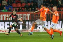 2. Bundesliga - Fußball - FC Ingolstadt 04 - SV Darmstadt 98 - 3:0 - Thomas Pledl (30, FCI) Aytac Sulu (4 Darmstadt) Fabian Holland (32 Darmstadt)