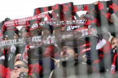 2. Bundesliga - Fußball - FC Ingolstadt 04 - Dynamo Dresden - Fans Fahnen Schal Jubel Sieg
