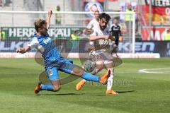 2. Bundesliga - Fußball - FC Ingolstadt 04 - Holstein Kiel - Christopher Lenz (16 Kiel) fc28#