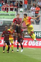 2. Bundesliga - Fußball - FC Ingolstadt 04 - 1. FC Union Berlin - 0:1 - Tobias Schröck (21, FCI) Kreilach Damir (Union 19)