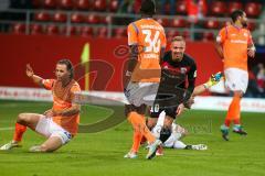 2. BL - Saison 2017/2018 - FC Ingolstadt 04 - SV Darmstadt 98 - Sonny Kittel (#10 FCI) schiesst den 2:0 Führungstreffer - jubel - Stark Yannick (#25 Darmstadt) - Kamavuaka Wilson (#36 Darmstadt) - Foto: Meyer Jürgen