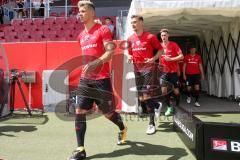 2. BL - Saison 2017/2018 - FC Ingolstadt 04 - 1. FC Union Berlin - Alfredo Morales (#6 FCI) vor dem Spiel beim warm machen - Foto: Meyer Jürgen