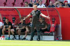 2. BL - Saison 2017/2018 - FC Ingolstadt 04 - 1. FC Union Berlin - Maik Walpurgis (Trainer FCI) mit der Schiedsrichterentscheidung nicht zufrieden - Foto: Meyer Jürgen