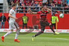 2. BL - Saison 2017/2018 - FC Ingolstadt 04 -1. FC Nürnberg - Stefan Kutschke (#20 FCI) - Foto: Meyer Jürgen