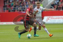 2. BL - Saison 2017/2018 - FC Ingolstadt 04 -1. FC Nürnberg - Robert Leipertz (#13 FCI) - Foto: Meyer Jürgen