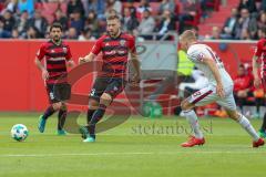 2. BL - Saison 2017/2018 - FC Ingolstadt 04 -1. FC Nürnberg - Robert Leipertz (#13 FCI) - Foto: Meyer Jürgen