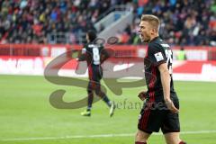 2. Bundesliga - Fußball - FC Ingolstadt 04 - Fortuna Düsseldorf - Hauke Wahl (25, FCI) schreit zum Schiedsrichter