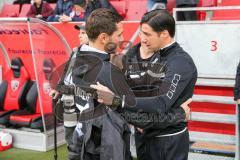 2. BL - Saison 2017/2018 - FC Ingolstadt 04 - MSV Duisburg - Stefan Leitl (Trainer FCI) - ILia Gruev Cheftrainer Duisburg - Foto: Meyer Jürgen