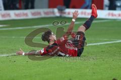 2. BL - Saison 2017/2018 - FC Ingolstadt 04 - Eintracht Braunschweig - Dario Lezcano (#11 FCI) am Boden - Foto: Meyer Jürgen