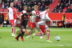 2. Bundesliga - Fußball - FC Ingolstadt 04 - Fortuna Düsseldorf - Darío Lezcano (11, FCI) Adam Bodzek (13 Fortuna)