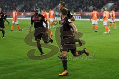 2. Bundesliga - Fußball - FC Ingolstadt 04 - SV Darmstadt 98 - Tor 3:0 durch Thomas Pledl (30, FCI) mit Hauke Wahl (25, FCI) Marvin Matip (34, FCI)