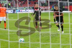 2. BL - Saison 2017/2018 - FC Ingolstadt 04 - SV Darmstadt 98 - Stefan Kutschke (#20 FCI) verwandelt den Elmeter zur 1:0 Führung - tor - jubel - Foto: Meyer Jürgen