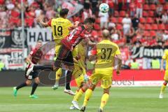 2. Bundesliga - Fußball - FC Ingolstadt 04 - 1. FC Union Berlin - 0:1 - Kreilach Damir (Union 19) Stefan Kutschke (20, FCI) Leistner Toni (Union 37)