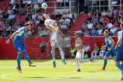 2. Bundesliga - Fußball - FC Ingolstadt 04 - Holstein Kiel - Rafael Czichos (5 Kiel) Stefan Kutschke (20, FCI)