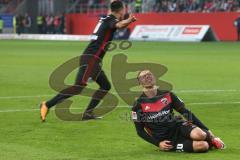 2. BL - Saison 2017/2018 - FC Ingolstadt 04 - SV Darmstadt 98 - Sonny Kittel (#10 FCI) wird im Strafraum gefoult - es gibt elfmeter - - Foto: Meyer Jürgen