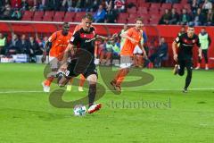 2. BL - Saison 2017/2018 - FC Ingolstadt 04 - SV Darmstadt 98 - Stefan Kutschke (#20 FCI) verwandelt den Elmeter zur 1:0 Führung - tor - jubel - Foto: Meyer Jürgen