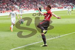 2. Bundesliga - Fußball - FC Ingolstadt 04 - 1. FC Nürnberg - Stefan Kutschke (20, FCI) Schuß Versuch