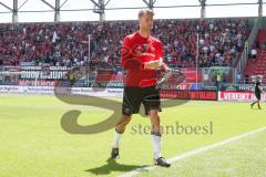 2. BL - Saison 2017/2018 - FC Ingolstadt 04 - 1. FC Union Berlin - Orjan Nyland (#1 Torwart FCI) vor dem Spiel beim warm machen - Foto: Meyer Jürgen