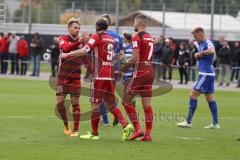 2. Bundesliga - Fußball - Testspiel - FC Ingolstadt 04 - SpVgg Unterhaching - Thomas Pledl (30, FCI)  2:0 trifft Tor Jubel Moritz Hartmann (9, FCI) Antonio Colak (7, FCI)